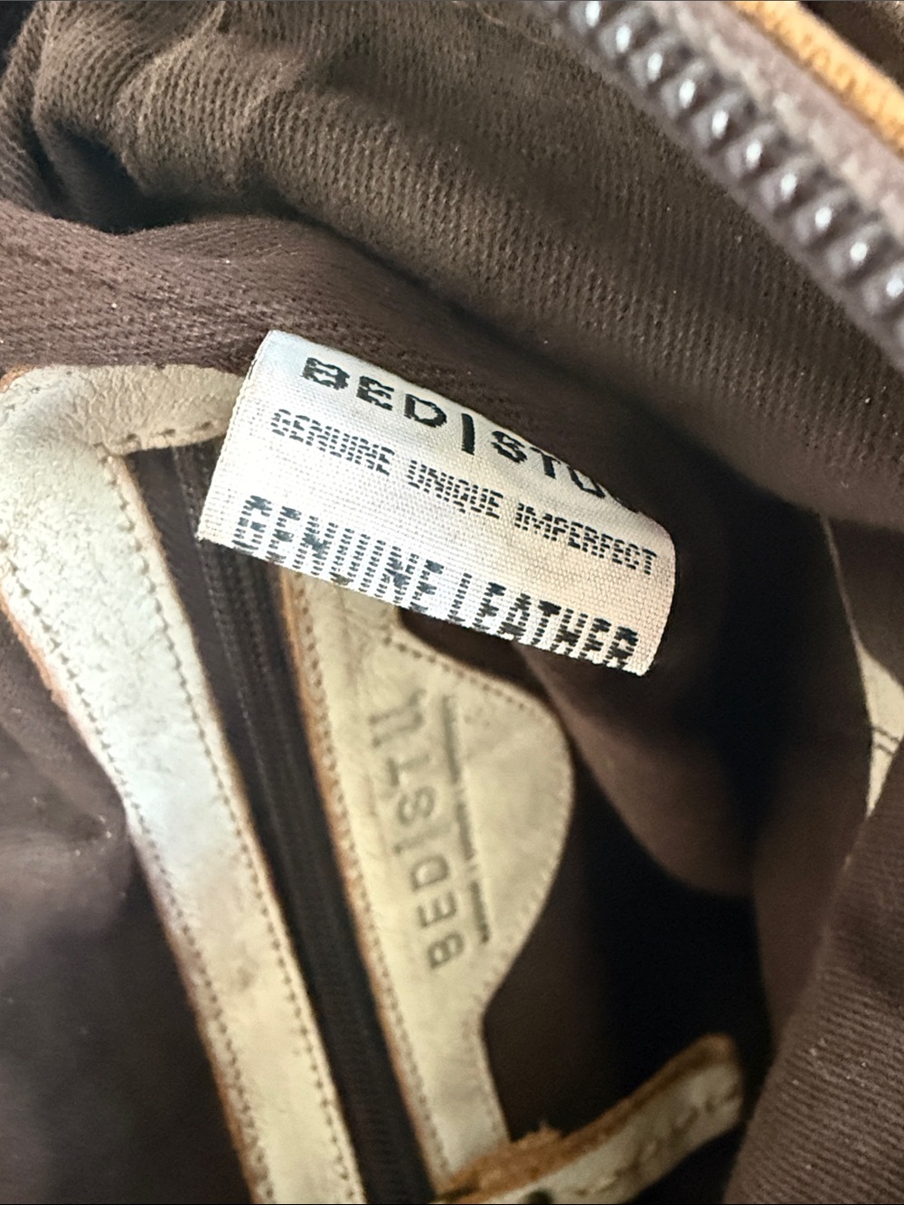Distressed White Crossbody Bag with Buckle Flap - Picture 11 of 15